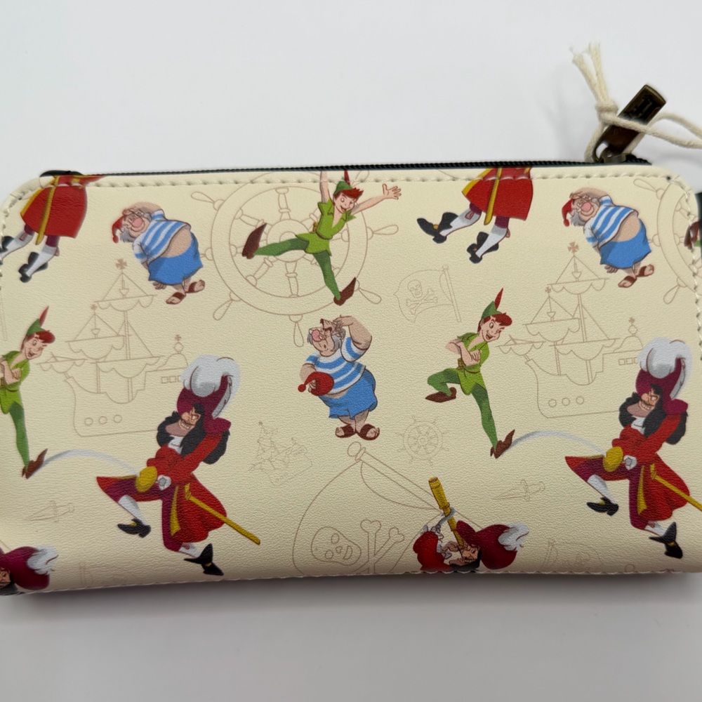Loungefly Disney Captain Hook Peter Pan Pirate Wallet NWT - Picture 5 of 12